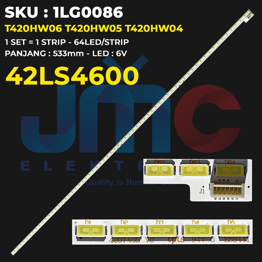 Backlight TV LG 42 Inch 42LS4600 T420HVN01.1 T420HW06 T420HW05 T420HW04