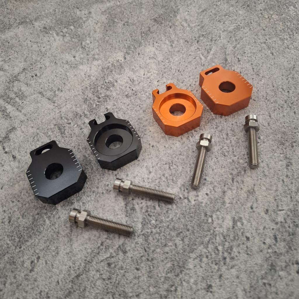 SETELAN PENGENCANG RANTAI ARM REPLIKA KTM KLX CRF WR155 // SETELAN RANTAI CNC SWING ARM BESI
