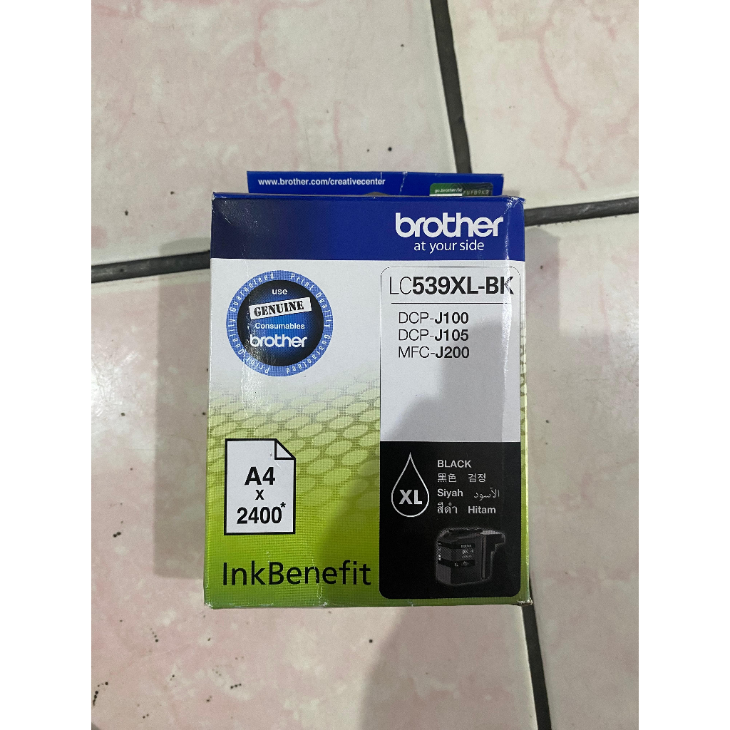 TINTA BROTHER LC539XL-BK BLACK ORIGINAL INK CARTRIDGE