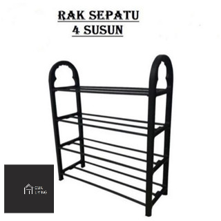 [OL] Rak Sandal 4 Susun Tempat Rak Sepatu Sandal 4 Tingkat Rak Plastik Rak 4 Susun Serbaguna