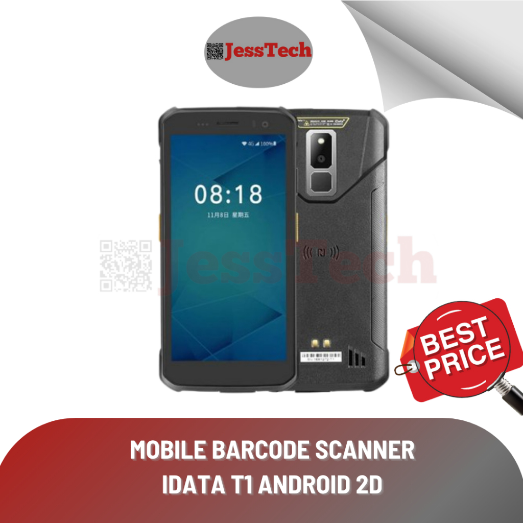 MOBILE BARCODE SCANNER IDATA T1 IDATAT1 IDATA-T1 PDT T 1 ANDROID 2D