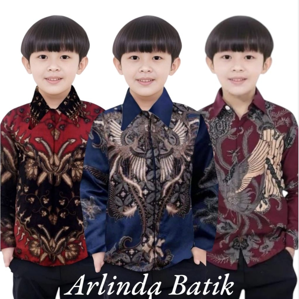 KEMEJA BATIK ANAK LAKI LAKI//BAJU BATIK ANAK LAKI LAKI//KEMEJA BATIK ANAK