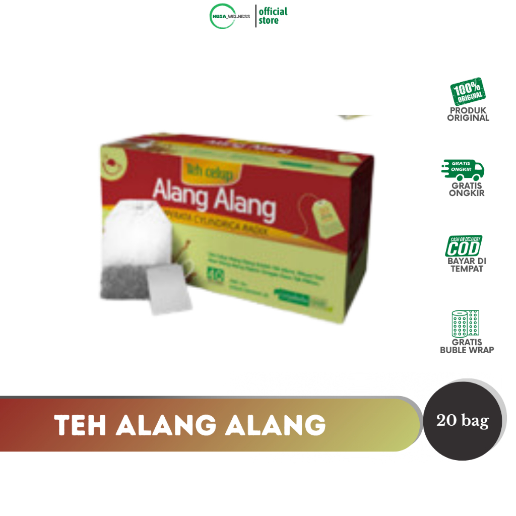 

TEH ALANG-ALANG GRIYA HERBA – isi 20 kantong teh celup panas dalam | redakan demam | mual | pusing | Panas dalam | Tenggorokan kering | original