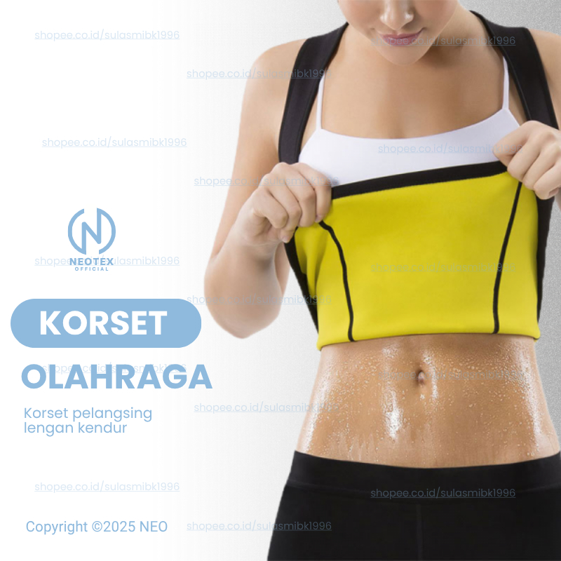Korset Pelangsing Perut Buncit Corset Pembakar Lemak Korslet Perut Wanita Neotex Elastis CAMI