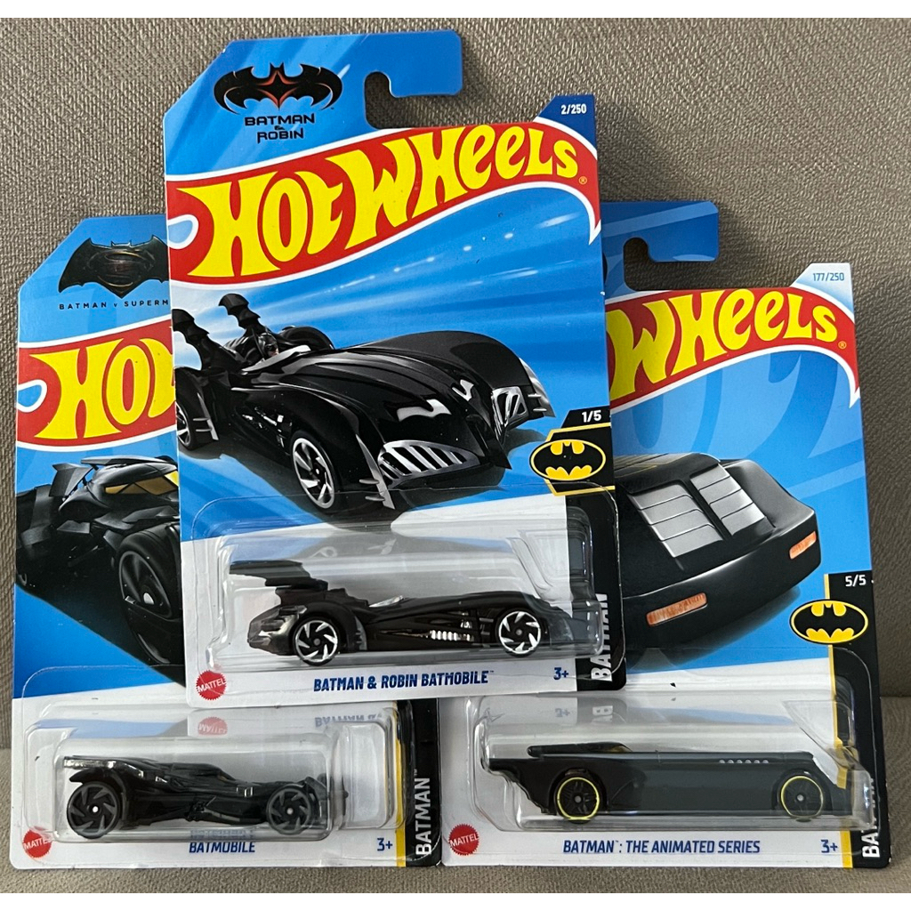 Hot wheels paket | Batmobile - Batman & Robin Batmobile - Batman: The Animated Series