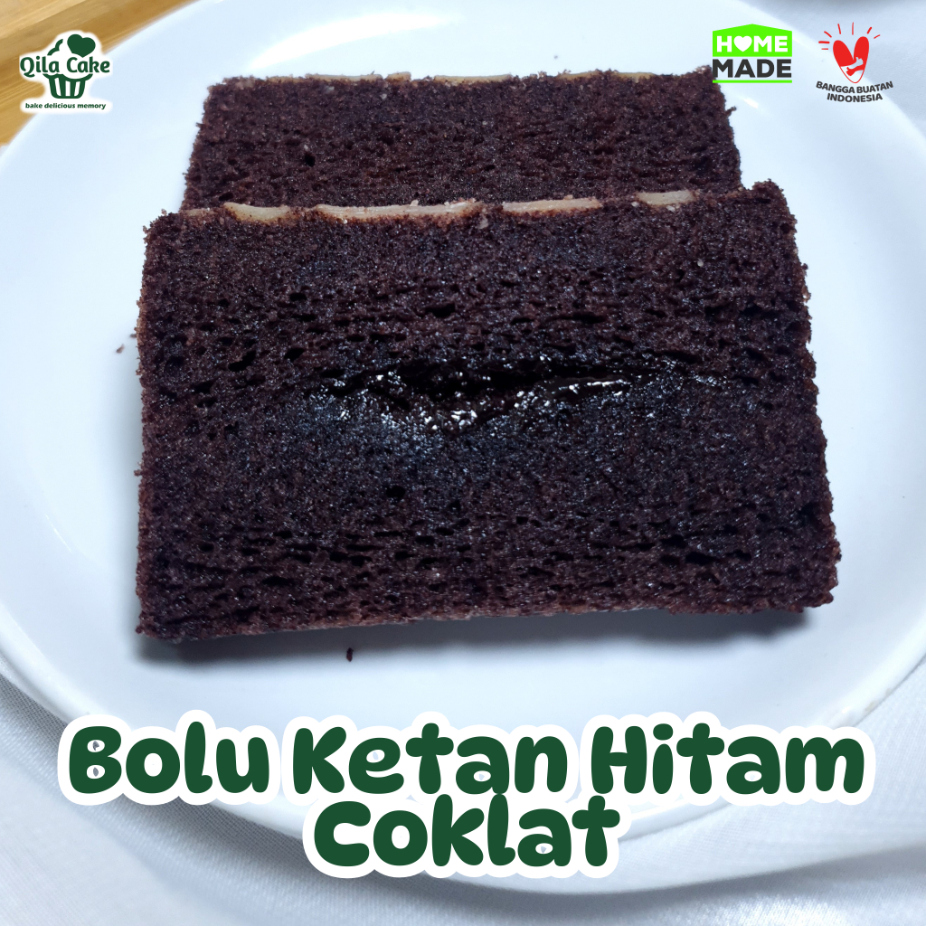

Bolu Ketan Hitam Premium – Topping Almond Renyah & Coklat Lumer Homemade Fresh Oven