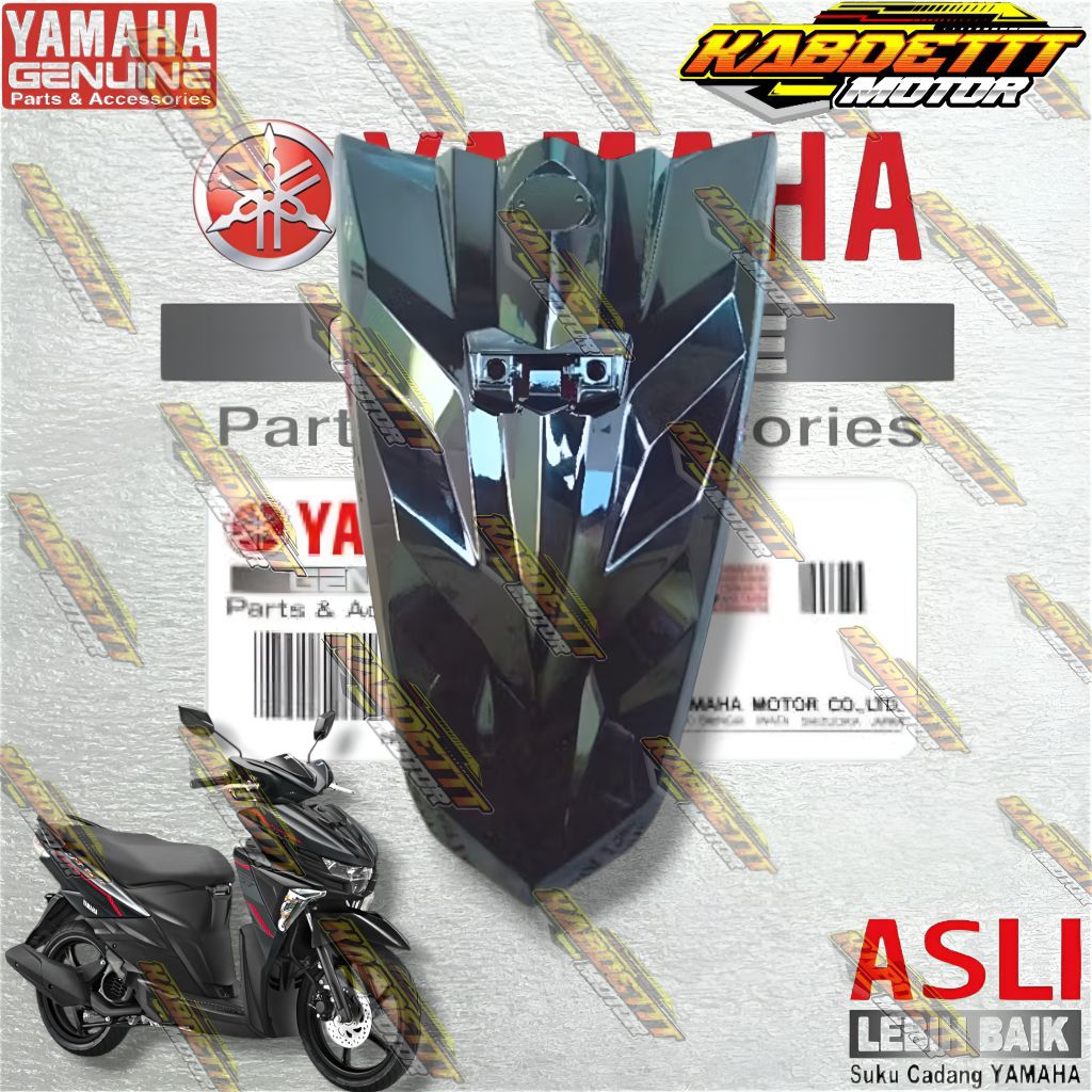 Tameng Depan Plat Nomer Soul GT 125 Hitam glossy Asli Original Yamaha 2SX-F3391-00-P1