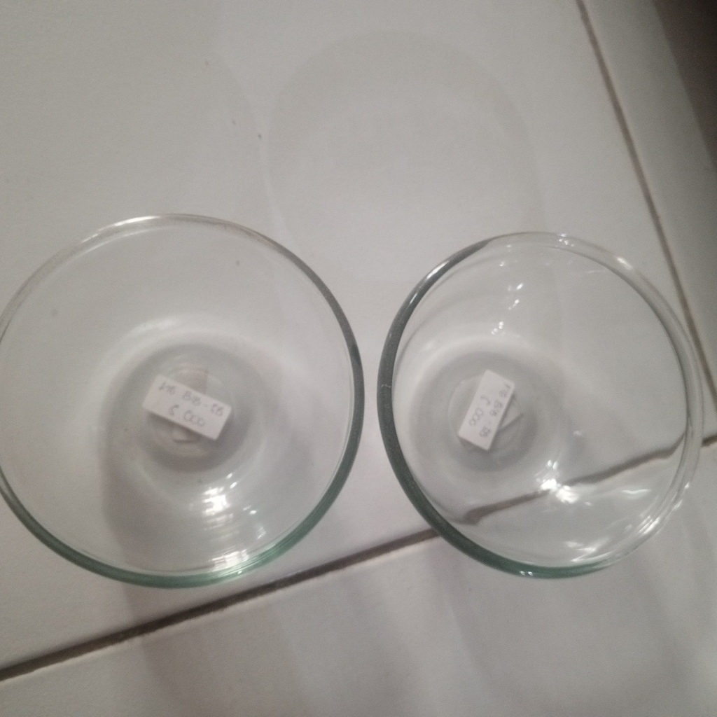 MANGKOK MINI KACA / MANGKOK AKSESORIS MOTIF / MANGKOK BIB-5B POLOS