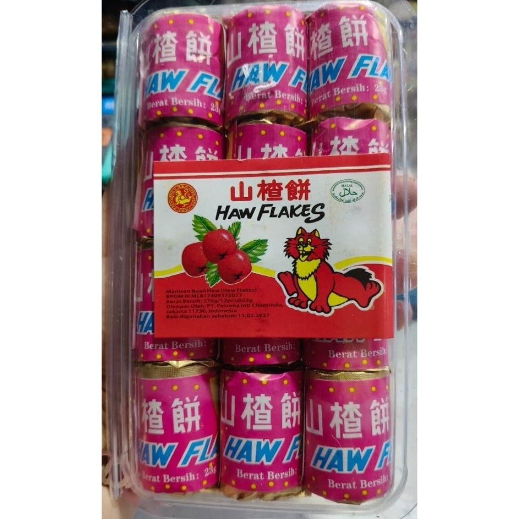 

HAW FLAKES / Hawflakes / Manisan Buah Haw / Permen Sanca / Permen Jadul / Permen Import / Sanca Ko / Sancako / Manisan Malaysia