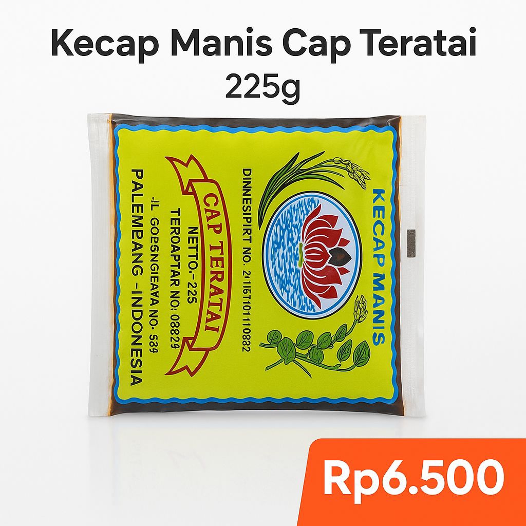 

Kecap Manis Cap Teratai 225g – Rasa Manis Gurih, Pelengkap Masakan Khas