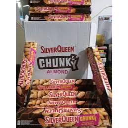 

Silverqueen Chunkybar 85gr almond mede kartonan exp Agustus 2026
