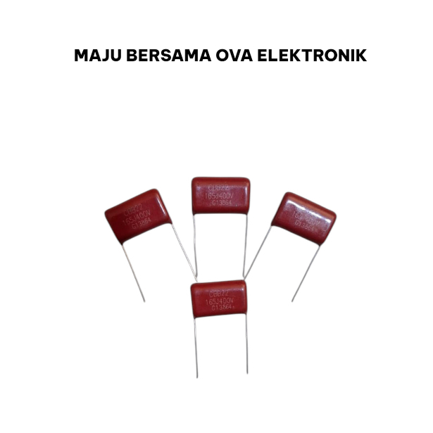 Kapasitor Milar 400V 165J isi 5pcs
