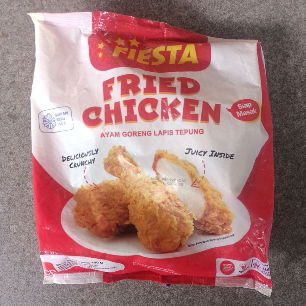 

Fiesta Mitra Fried Chicken 400 gram cg.e