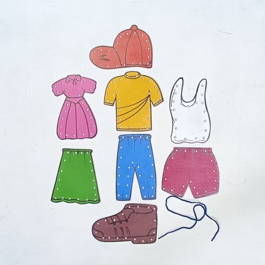 Menjahit baju Mainan anak