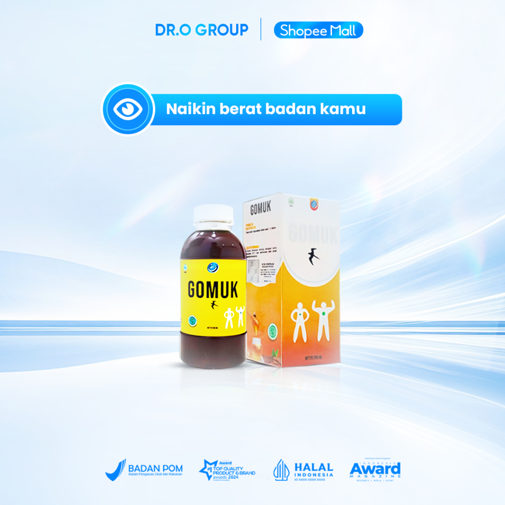 Gomuk Madu Penggemuk 200 Ml / 100% Original/Naik 5-10 Kg/ Penggemuk Herbal