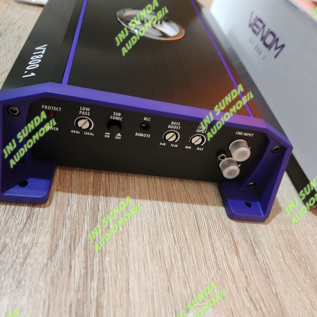 Power monoblok 1 channel venom vertigo vt-800.1 garansi resmi