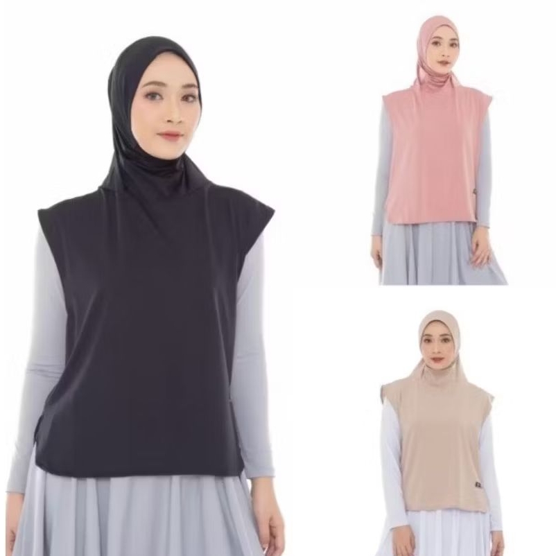 Vest Outer Olahraga Wanita Vest Hijab Rompi Jersey