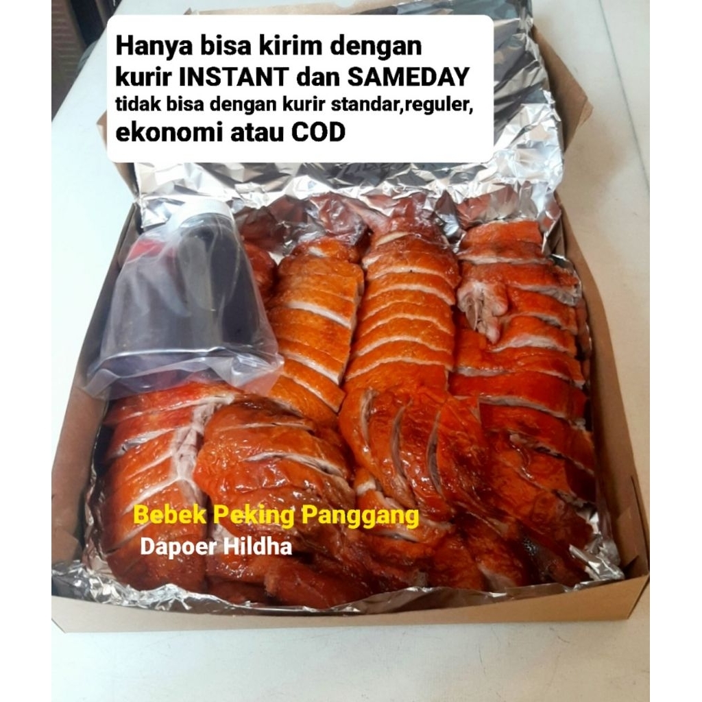 

Bebek Peking Panggang uk Besar sudah dipotong