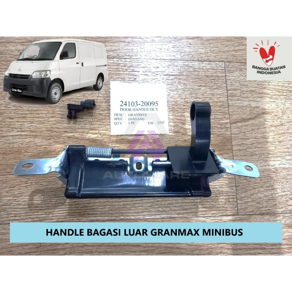 Handle Bagasi Granmax Minibus bagian luar Handle Backdoor Granmax Blindvan