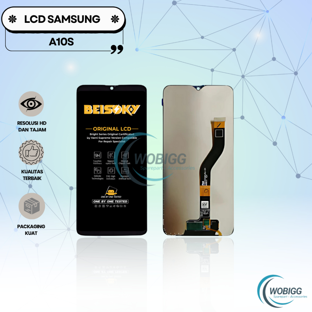 LCD TOUCHSCREEN SAMSUNG GALAXY A10S / A107 / A107F COMPLETE TS FULLSET ORIGINAL NEW SPAREPART HP
