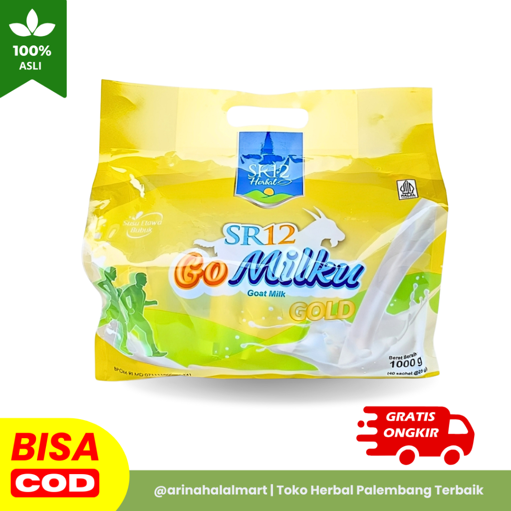 

SR12 Go Milku Gold Susu Kambing Berkualitas Kaya Akan Manfaat Ukuran 1000G