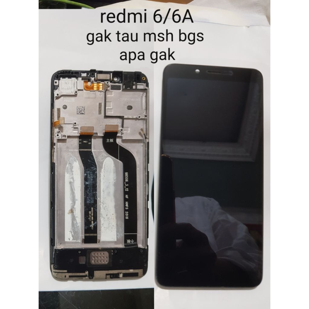 Lcd redmi 6 / 6a ori copotan baca deskripsi