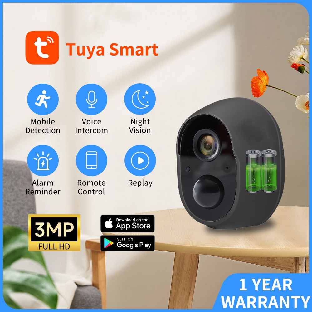 S1 WIFI 5200mAh Battery CCTV Kamera 3MP HD IP66 Waterproof Mini Security Camera