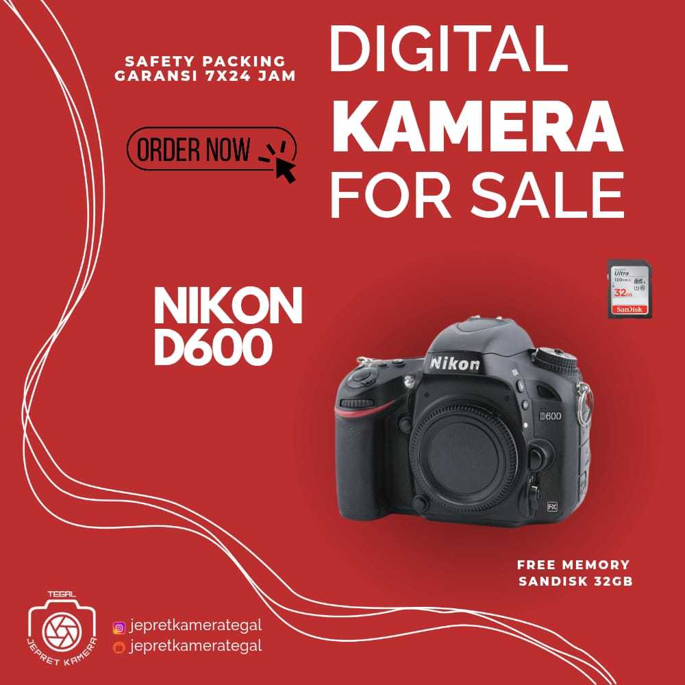 BO NIKON D600 FULLFRAME MURAH