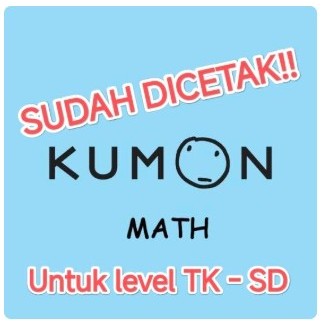 Worksheet matematika TK-SD KUMON versi cetak.