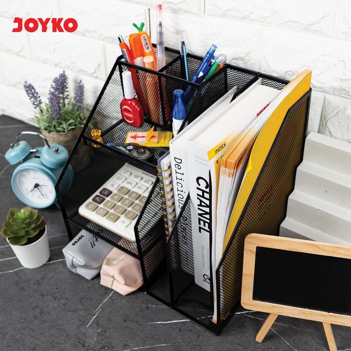 

Joyko Desk Set METAL Pen Holder Organizer / Tempat Alat Tulis Kantor BESI Rapi Meja Kantor DS-58
