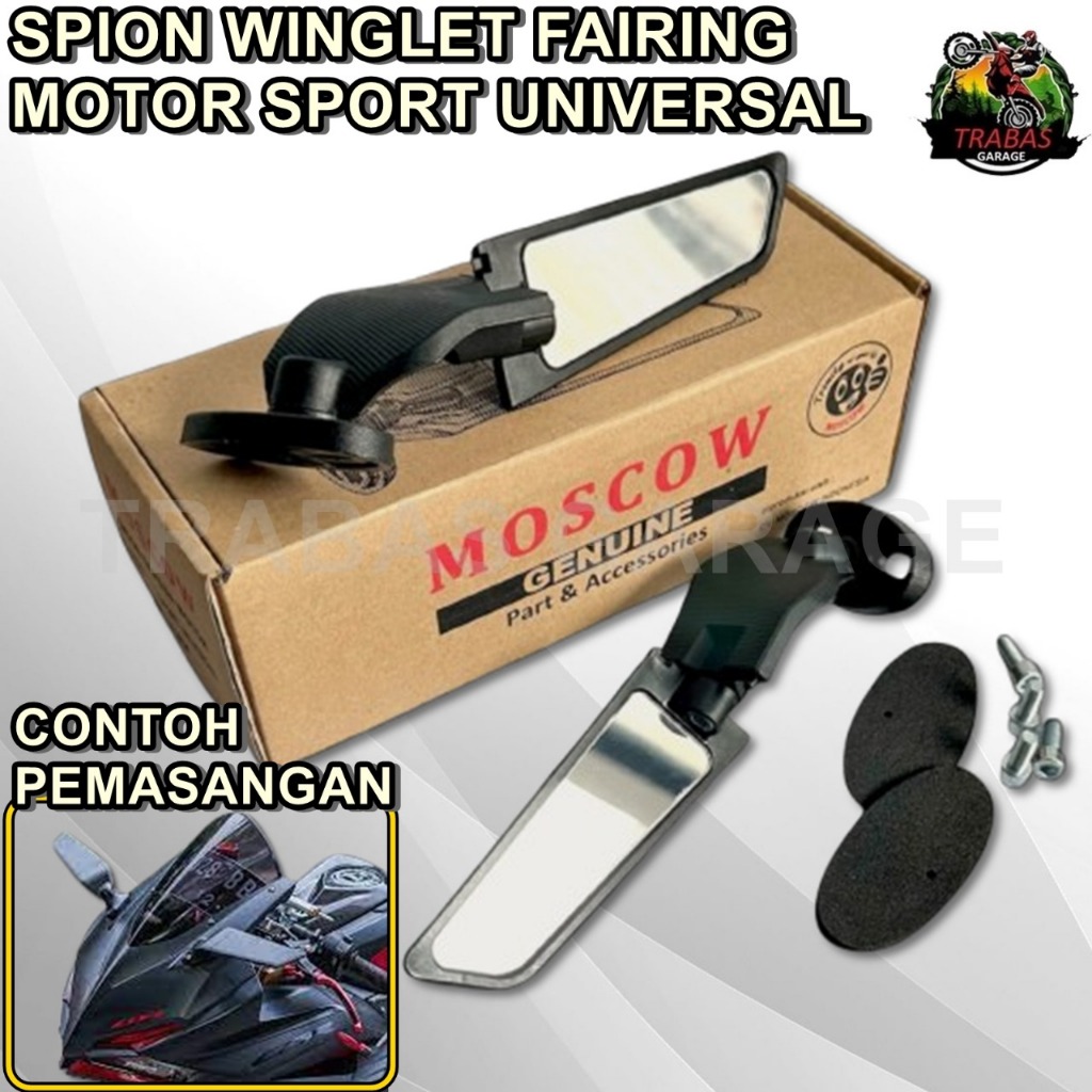 SPION FAIRING WINGLET NINJA CBR R15 V3 V6 YZF R1 R3 R25 ZX25 NMAX XMAX UNIVERSAL PNP
