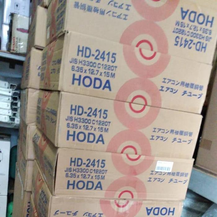 Pipa AC Hoda 1/4 + 1/2 2415 Tebal / Pipa Tembaga AC 1.5 PK - 2 PK 15m/Roll