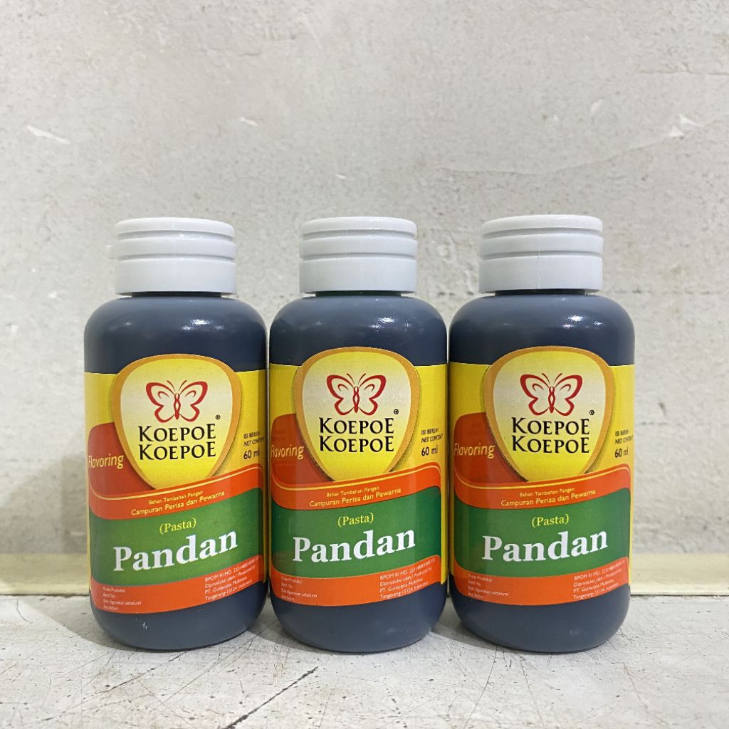 

Pasta koepoe koepoe PANDAN 60ml | pasta kupu kupu pandan | pasta pandan