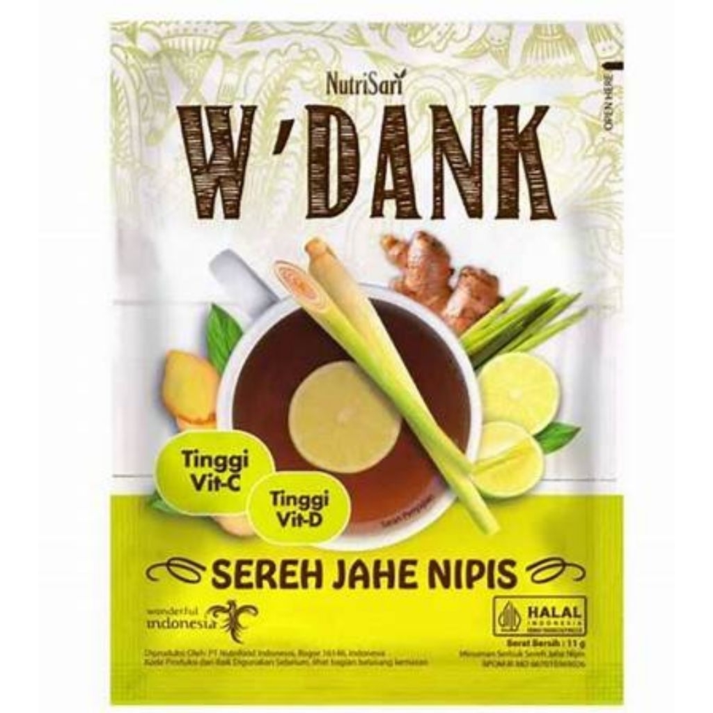 

Nutrisari Wdank Sereh Jahe Nipis 11g 1dus isi 120pcs