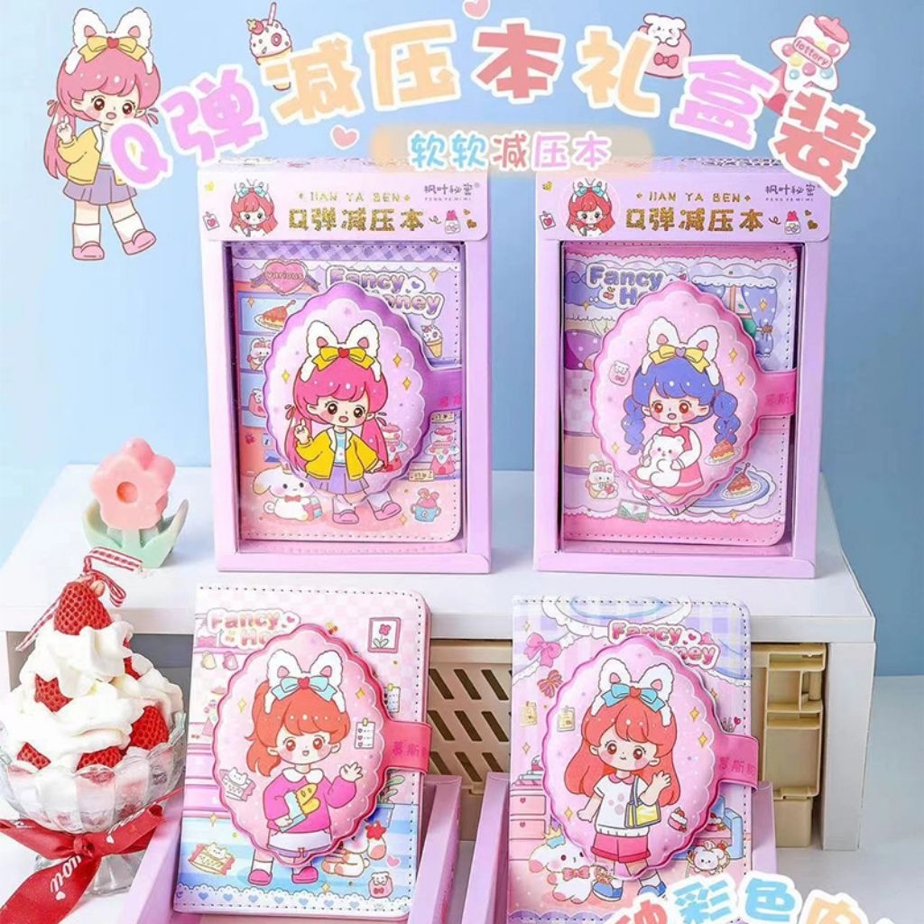 

Buku journal diary notebook anak perempuan lucu karakter kartun catatan anak cewek aesthetic