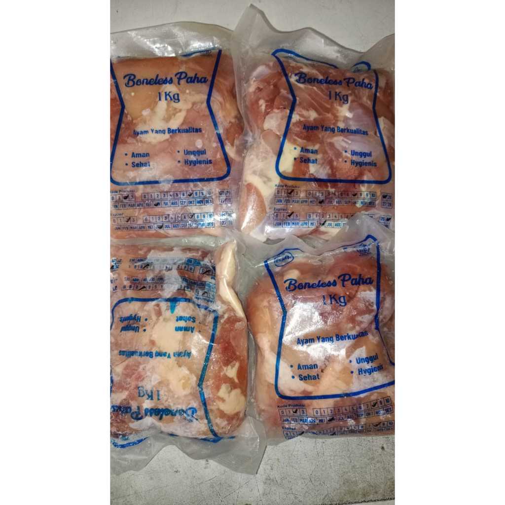

Paha fillet frozen 1 kg/ Boneless paha 1 kg/Paha ayam fillet beku