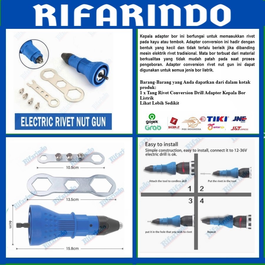 Adapter Rivet/ Tang Rivet