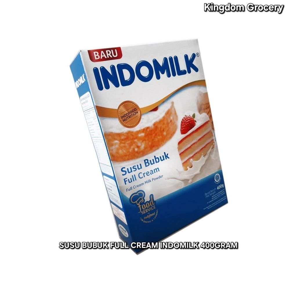 

INDOMILK SUSU BUBUK FULL CREAM 400GR