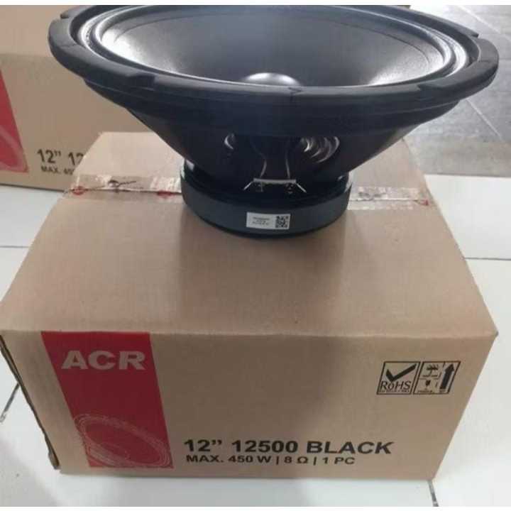 Kiyoshop12 Spiker Acr 12 Inch Acr 12500 Black Woofer Acr 12 Inch 12500 Black Original