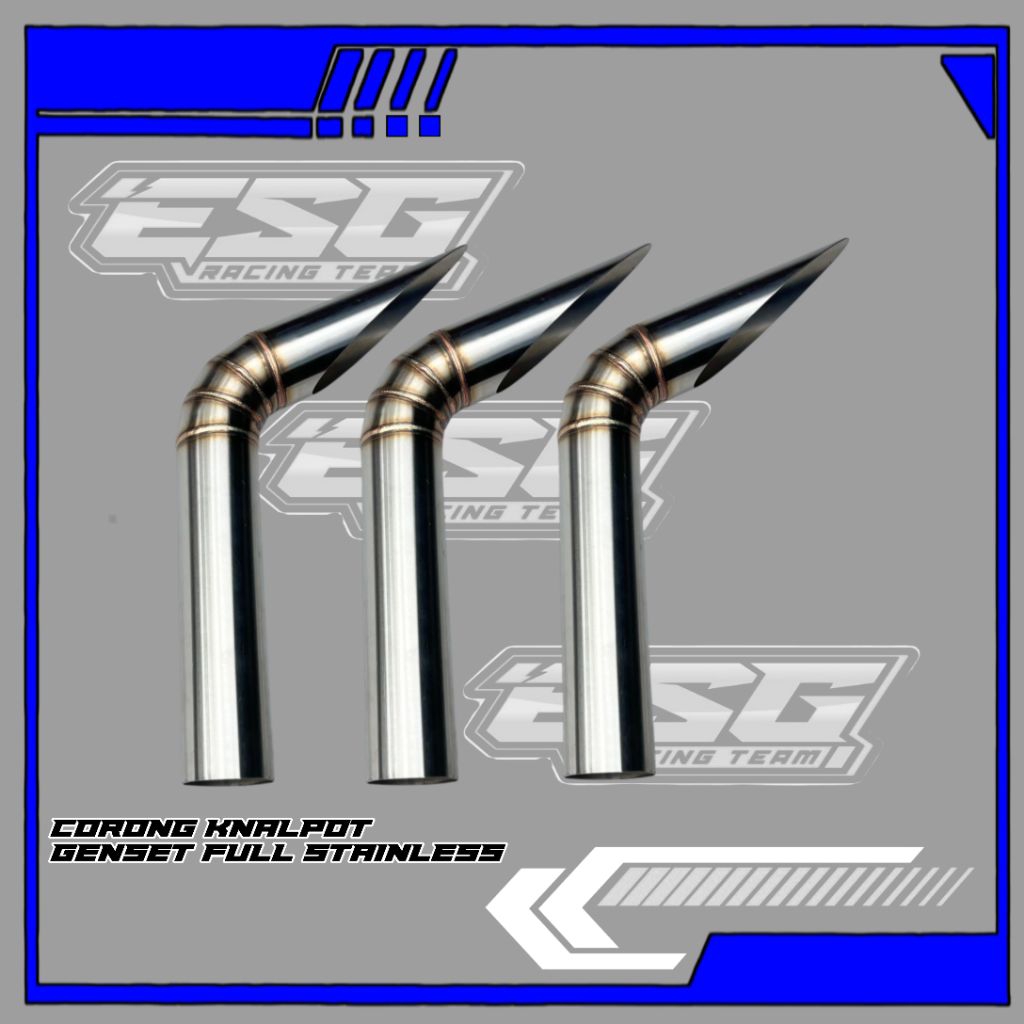 Corong Knalpot Genset Full Stainless