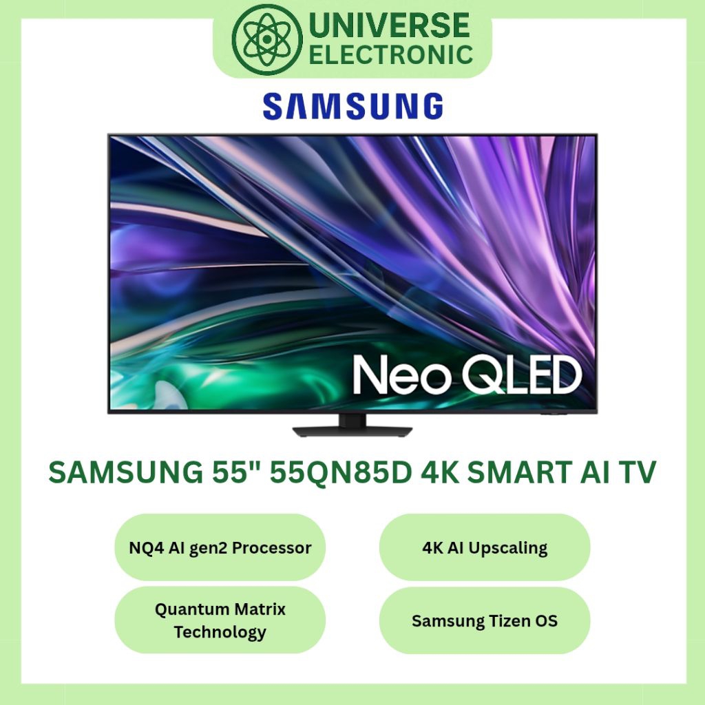 SAMSUNG 55QN85D NEO QLED 4K UHD SMART TV 55 Inch