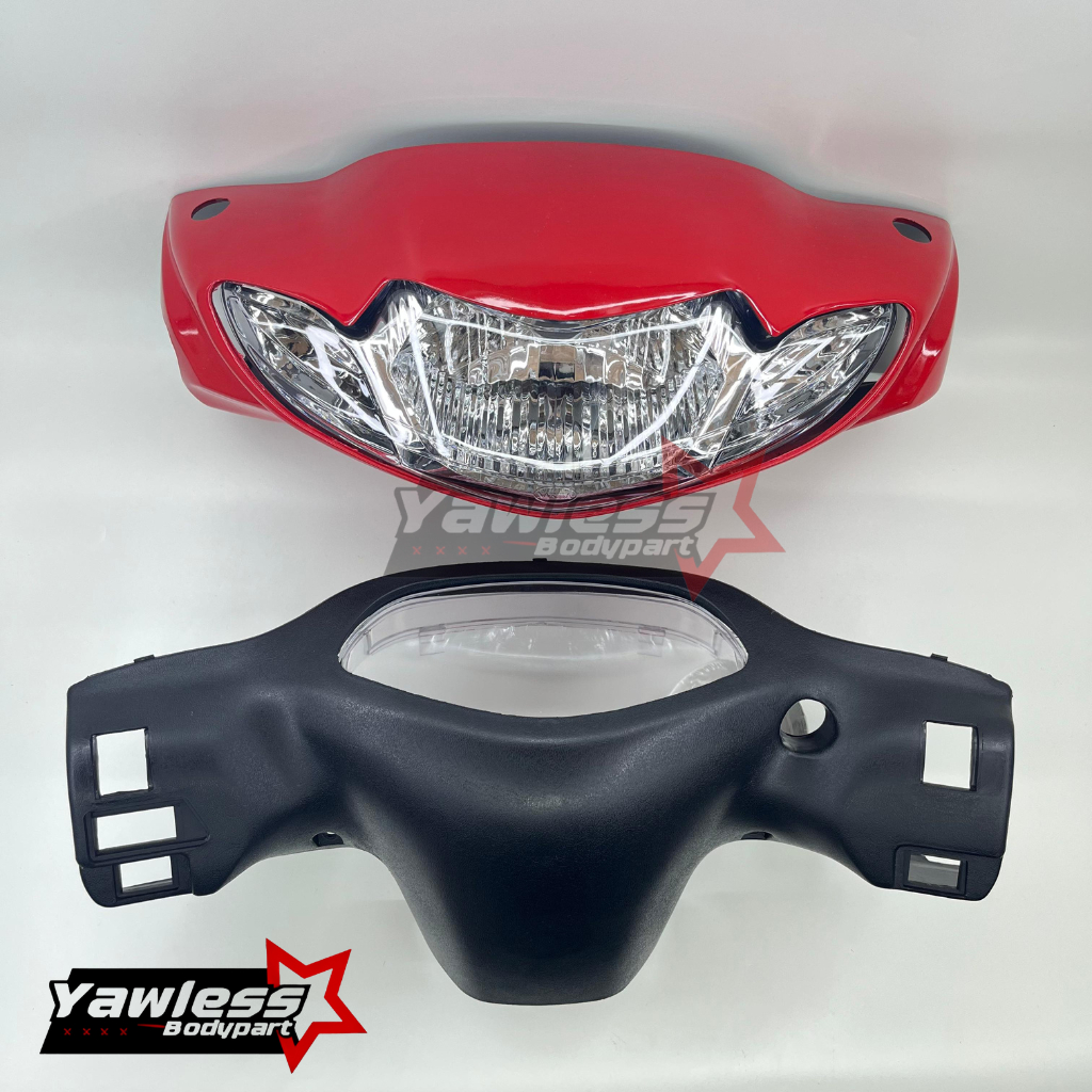 batok smash 110 + reflektor smash / batok depan smash 110 lama Merah