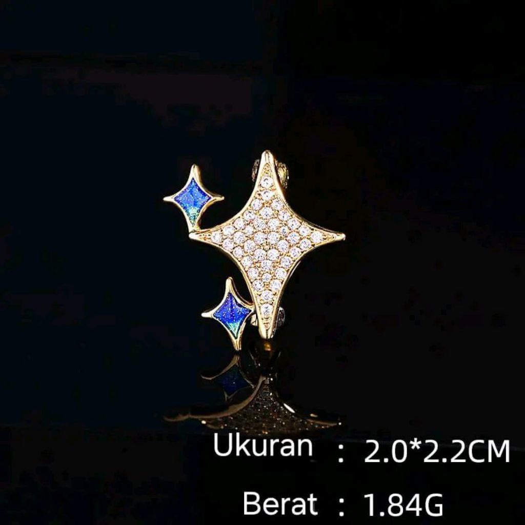 Bros Stainlees Model Bintang Full Permata