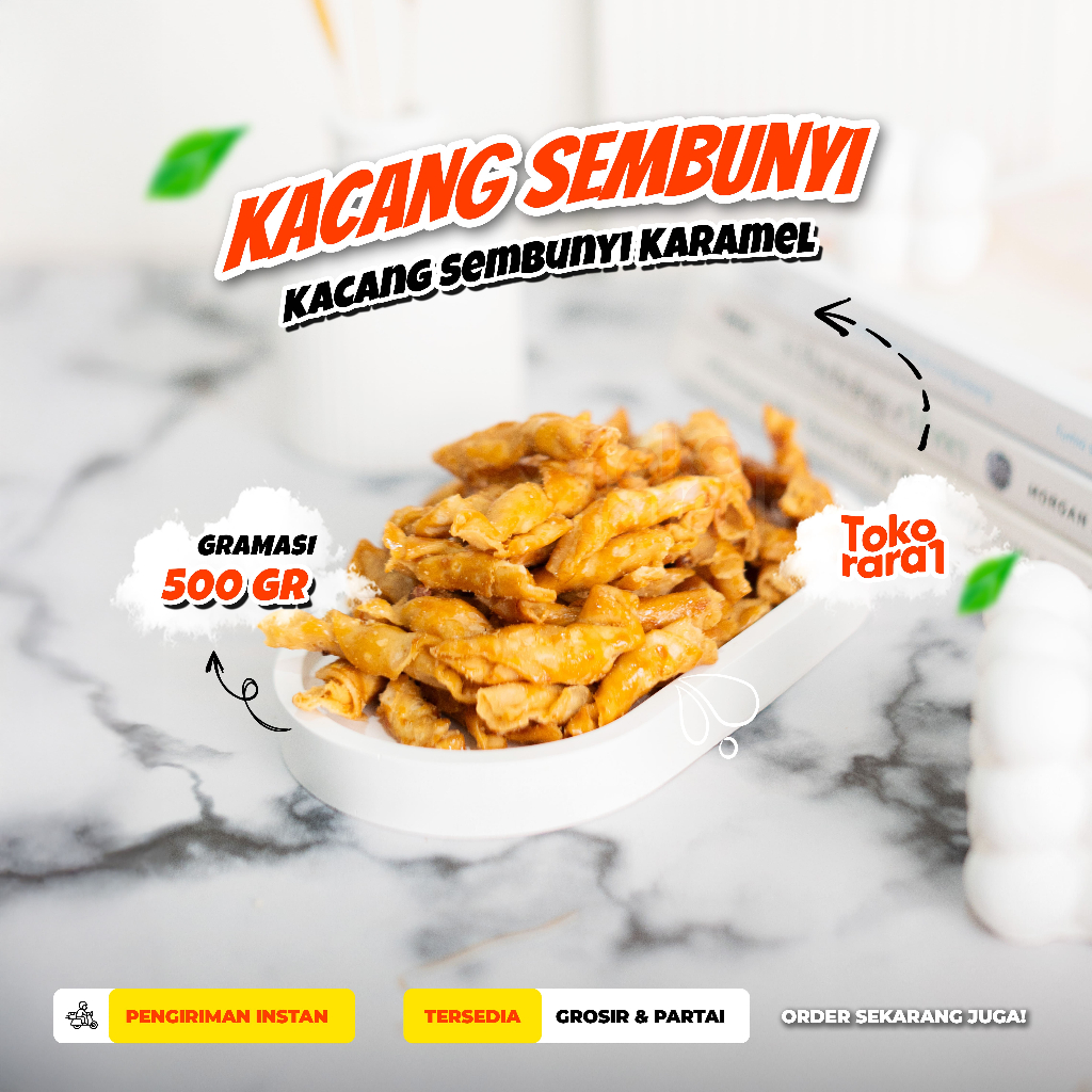 

Kacang Sembunyi Karamel 500gr