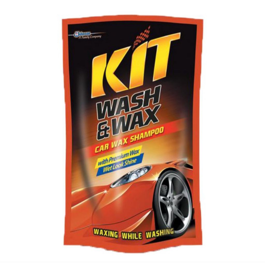 KIT Wash & Wax Sampo Mobil Pouch 720 ml