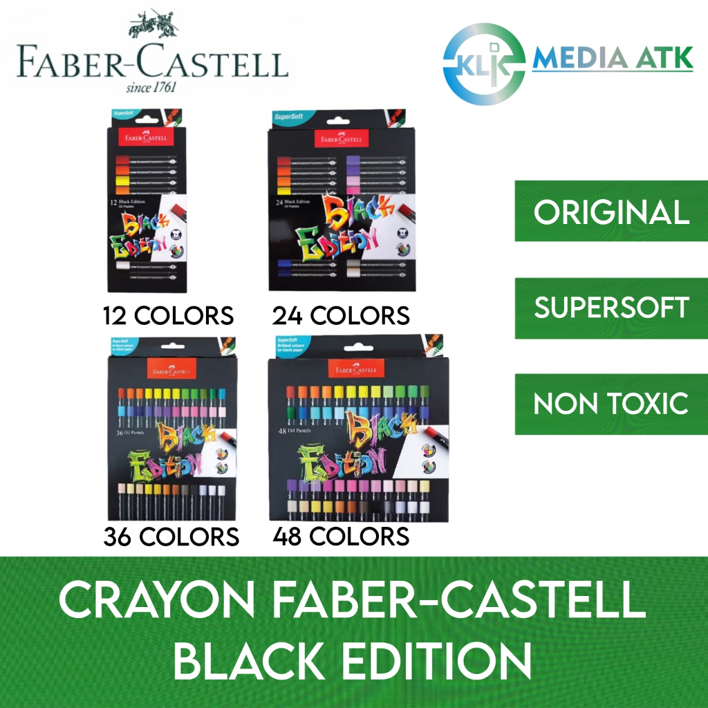 

Crayon / Oil Pastel Faber-Castell Black Edition Super Soft