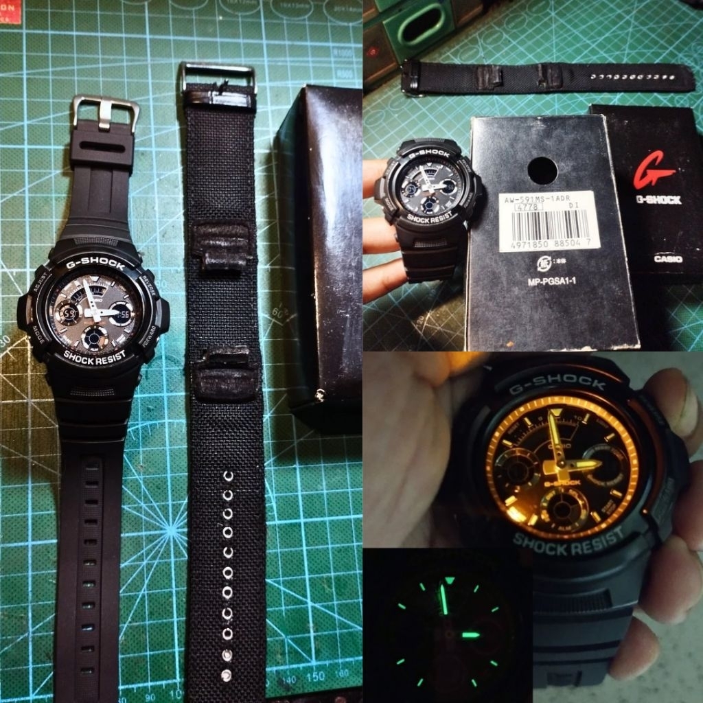Jam tangan Casio G-Shock seri AW 591MS original koleksi