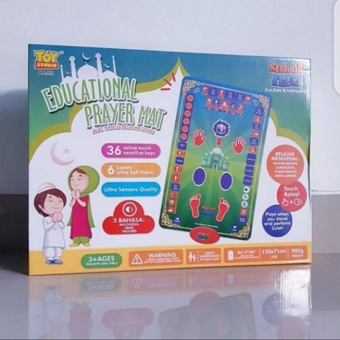 Sajadah Pintar Mainan Edukasi Anak Sajadah Pintar / Prayer Mat E-Sajadah