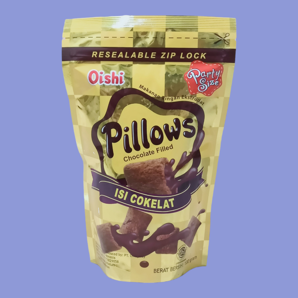 

Oishi Pillow Pouch Snack Bantal All Varian 100gr
