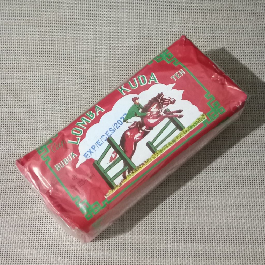 

Bubuk TEH Cap LOMBA KUDA Asli Terkenal Paling Sedap 500gr